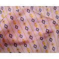 thumbnail image 4 of oneOone Silk Tabby Fabric Stripe & Geometric Ikat Printed Craft Fabric BTY 42 Inch Wide, 4 of 4