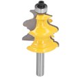 thumbnail image 3 of Picture Frame Router Bit, Concise 38mm Diameter Carbon Steel + Alloy Architectural Molding Bits  For Plywood 8mm, 3 of 8