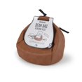 thumbnail image 1 of If USA Bookaroo Pouf Poire pour Lecture, Brun et Noir, 1 of 1