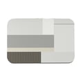 thumbnail image 2 of Fridja Summer Clearance Diatomaceous Bath Mat, Rubber Geometric Print Non-Slip Quick-Dry Easy to Clean Diatomite Bathroom Rug for Bathroom Floor Kitchen & Pet, 23.62" x 15.74", 2 of 5