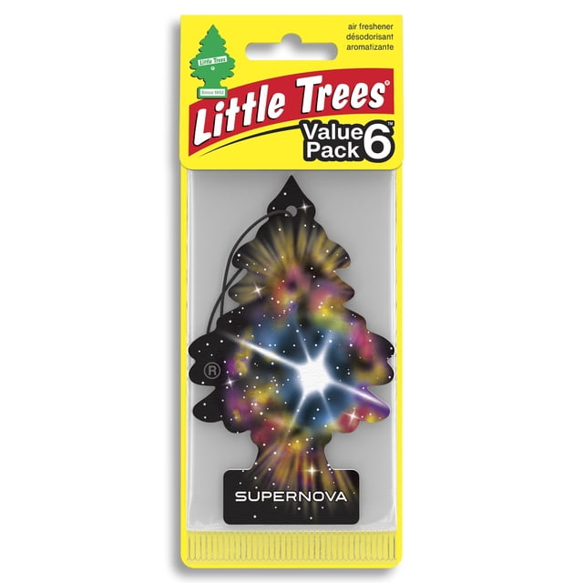 Assainisseur d'air LITTLE TREES Supernova 6-Pack