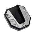 thumbnail image 2 of Motorbike Motorcycle Kick Stand Coaster Universal Easily Install Professional Accessory Aluminum Alloy Stable Replacement Study Anti Slip Grey, 2 of 8