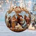 thumbnail image 4 of Vaidha Nativity Scene Ornaments Christmas Hanging Ornaments Nativity Nativity Ornaments For Christmas 111 Nativity Christmas Ornaments Religious Decor, 4 of 7