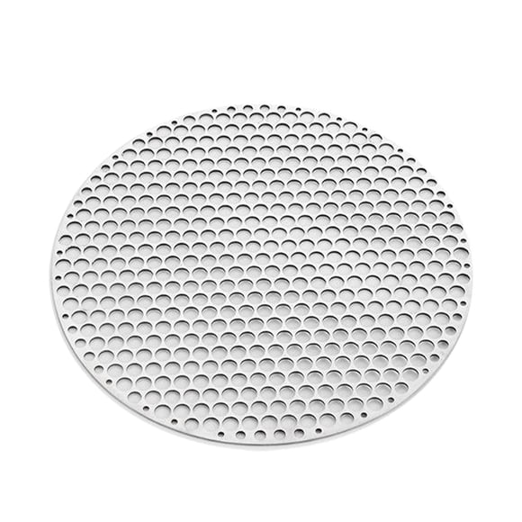 ziyahi Stainless Steel Round Grill Net BBQ Mat For BBQ Lovers Barbecue Rack Round BBQ Grill Mesh Grill Rack 22cm