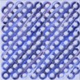 thumbnail image 1 of Ahgly Company Tapis d'Intérieur Lavables en Machine, Carrés de Transition Bleu Royal, Carrés de 5', 1 of 7