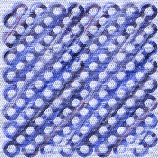 Ahgly Company Tapis d'Intérieur Lavables en Machine, Carrés de Transition Bleu Royal, Carrés de 5'