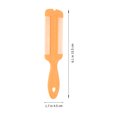 thumbnail image 3 of 3pcs Double-sided Tooth Lice Combs Portable Hair Scalp Massaging Combs (Orange), 3 of 5