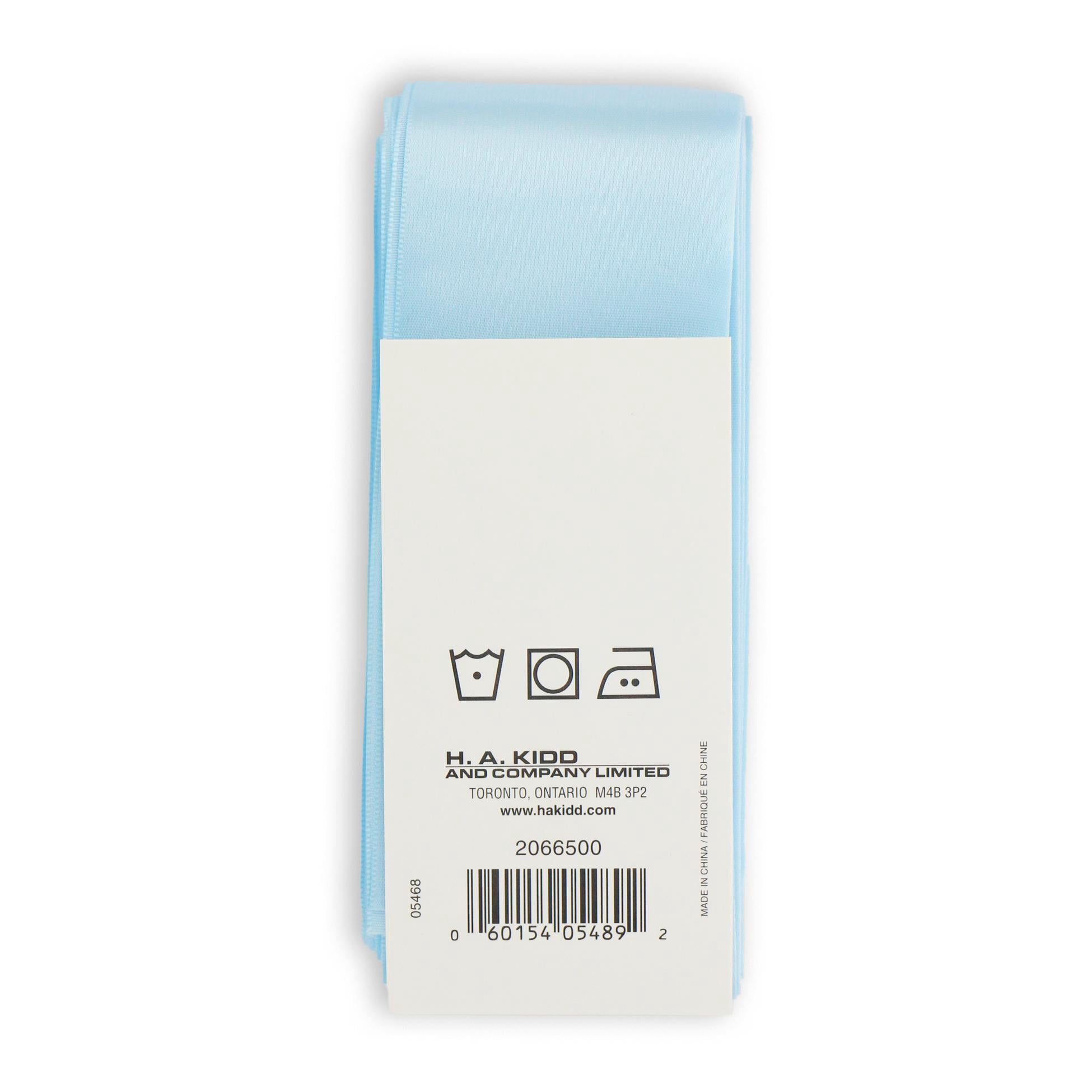 UNIQUE Blanket Binding - satin Polyester, 52 mm (2.05 in) × 4.35 m (4.76 yd), Blue
