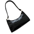 thumbnail image 1 of ZheElen Colorfast Shopping Bag For Fashionable Daily Needs Durability PU Exquisite Shopping Bag Bag Retro black, 1 of 1