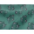 thumbnail image 4 of oneOone Viscose Jersey Fabric Leaves & Floral Block Printed Craft Fabric BTY 60 Inch Wide, 4 of 4