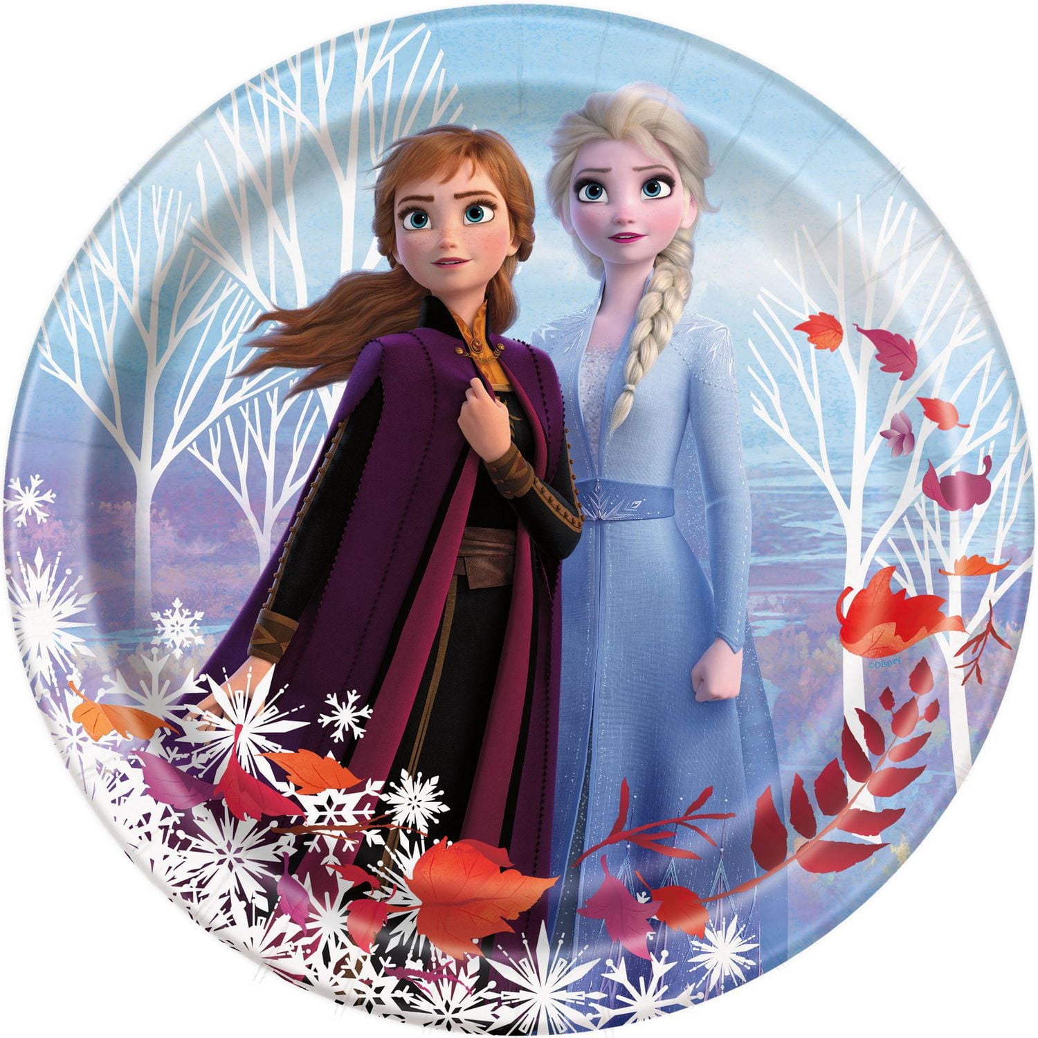 Unique Industries' Disney Frozen Birthday Paper Dinner Plates, 9in, 8ct