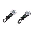 thumbnail image 2 of Baohd Fashionable multifunctional suitable hiking compass resistant, explorer, hands, nylon atmospheric, multifunctional silver dial, 2 of 6
