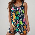 thumbnail image 3 of UPPADA Two Piece Tankini Swimsuits for Women High Waisted 2 Piece Bathing Suits Floral Print Tankini Set Tummy Control Modest Swimwear for Holiday Cute Swimsuit Multicolor,Xl, 3 of 6