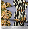 thumbnail image 3 of Soimoi Gray Poly Georgette Fabric Leopard & Wild Animal Skin Print Fabric by Yard 42 Inch Wide, 3 of 3