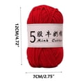 thumbnail image 3 of Naittoop Milk Cotton Yarn, Sunlight Color, 325m, 1 Ball, 3 of 6