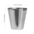 thumbnail image 4 of DLY Stainless Steel Shot Cups, 30ml, Outdoor, Set of 4, 4 of 7