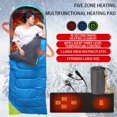 thumbnail image 2 of Hearth & Gear 2 USB Multipurpose Heating Pad USB Power Supported Sleeping Bag Liner For Outdoor Activities Hiking Foot Exercise Bike Exercise Bike Computer Stand Arm Twister T 25 Workout Exercise, 2 of 6