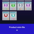 thumbnail image 3 of kurtrusly Mini MP3 Screen HIFI Video Playing Sound Recording Fast Charging MP4 Indoor Outdoor Home Walking Music Player Black 8G, 3 of 6