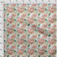 thumbnail image 4 of oneOone Velvet Orange Fabric Florals Sewing Material Print Fabric By The Yard 58 Inch Wide, 4 of 4
