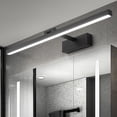 thumbnail image 4 of Meuble-Lavabo de Salle de Bain Léger en Pouces à Angle Ajustable Armoire Murale Blanc, 4 of 8