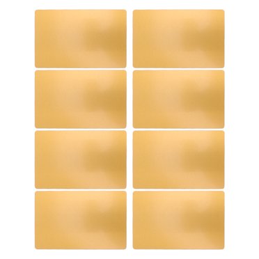 Metal Blanks Cards,50 Sheets Metal Business Metal Business Cards Blanks Aluminum Business Cards Blanks Sleek Aesthetic