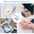 thumbnail image 4 of Aluminium Ring Sizer Mandrel Metal Ring Sizer Finger Sizing Stick Mandrel Tool With Ring Sizer Gauge Set Measuring Tape For Ring Size Measurement, 4 of 7