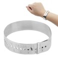 thumbnail image 3 of Stainless Steel Bangle Gauge, Adjustable Simple Bracelet Sizing Tool, Home For Jewelry Making Measuring Wrists Jewelry Shop, 3 of 8