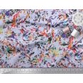 thumbnail image 3 of Soimoi Cotton Poplin Fabric Multicolor Texture Print Fabric by The Yard 42 Inch Wide, 3 of 3