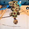 thumbnail image 5 of Natural Bird Chew Toy for Parrots Enrichment with Corn Husk and Starfruit Shredding for Foraging Exercise and Interactive Pecking Entertainment, 5 of 5