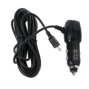 SNNROO Mini USB Port 5V 2A Adaptateur de chargeur pour voiture DVR Charge du véhicule avec câble de 3,5 m
