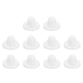 thumbnail image 1 of Earring Backs, 100pack Silicone Earring Backs for Studs, Soft Earring Backs for Fish Hook Earring Hoops (White,8mm), 1 of 6