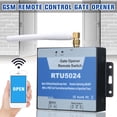 thumbnail image 3 of GSM Gate Opener Remote Switch, RTU5024 4G SMS Smart Alert Support Standard SIM Card Programmable Relay Remote Control 9-24V GSM Door Opener  For Doors, 3 of 8