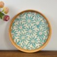 thumbnail image 2 of Plateau de Service en Rotin Tissé, Assiette de Fruits en Rotin Fait Main Naturel pour Table Basse, 2 of 2