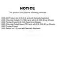 thumbnail image 2 of Transit Auto Front Rear Disc Brake Caliper Rotors Drums Ceramic Pads Shoes Wheel Cylinders and Hardware Kit (11Pc) for Car Saturn Ion Chevrolet Cobalt Pontiac Pursuit KC8-100938C, 2 of 11