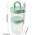 thumbnail image 3 of Yhmxh Simples Student Breakfast Yogurt Salad Cup Double Layer Handy Cup With Lid And Spoon Portable Takeaway Fats Loss Light Diet Cups Kitchen Essentials Home and Kitchen Kitchen Tools, 3 of 6