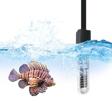 TopLLC Mini Chauffe-Aquarium 25 W pour Réservoir de 1 à 10 Gal Température Constante Intelligente Tige de Chauffage à 26 Degrés Petit Aquarium Bac à Poissons Bac à Tortues Mini Tige Thermostatique