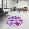 thumbnail image 4 of Ahgly Tapis Rectangulaire Lavable en Machine Intérieur Transitionnel Orchidée Violet, 3 Pieds x 5 Pieds, 4 of 7
