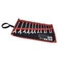 thumbnail image 3 of 12 Piece Flexible Head Ratcheting Wrench Set，Metric  Vanadium Steel Hand Combination Wrench Spanner With Portable Carrying Bag, 3 of 8