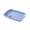 Blue, variant on Fareti Large Divided Plates, Unbreakable Dinnerware Lunch Trays, Lightweight Reusable Plastic Compartment Plates, Microwave and Dishwasher Safe