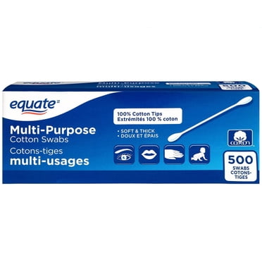 Equate Multi-Purpose Cotton Swabs 500 Count
