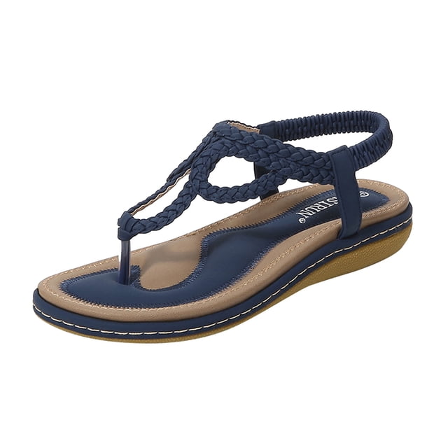 Kcodviy pour Femmes Chaussures Sandales Compensées Sandales pour Femmes Compensées Chaussures pour Femmes Sandales Sandales à Plateforme pour Femmes Boucle Été Sangle Sandale pour Femmes Pantoufles pour Femmes Sandales