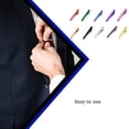 thumbnail image 4 of Pince à Cravate pour Hommes, Pince Coulissante à Pincement, Pince à Cravate Colorée, Pince à Cravate de Couleur, Pince à Cravate Exquise, 4 of 8