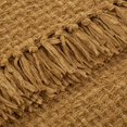 thumbnail image 2 of Bouclair Ochre Basic Chenille Knit Throw 50x60 in (127x152 cm), 2 of 7