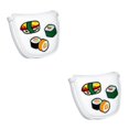 thumbnail image 1 of Baohd pour Golf Couvre-Chef de Maillon Putter pour Club de Golf Couvre-Chef Carré Tendance pour Femmes Hommes Housse de Putter sushi 2 Ensembles, 1 of 6