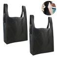 thumbnail image 2 of Lot de 2 Sacs de Magasinage Réutilisables Pliables Grands Sacs d'Épicerie avec Poche de Fixation Sacs Fourre-Tout Réutilisables Lavables à la Machine pour Magasinage en Cuisine, 2 of 9