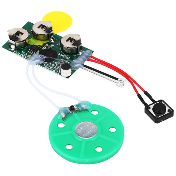Ccdes DIY Recordable Greeting Card Module Light Sense Voice Sound Chip 4 Minutes