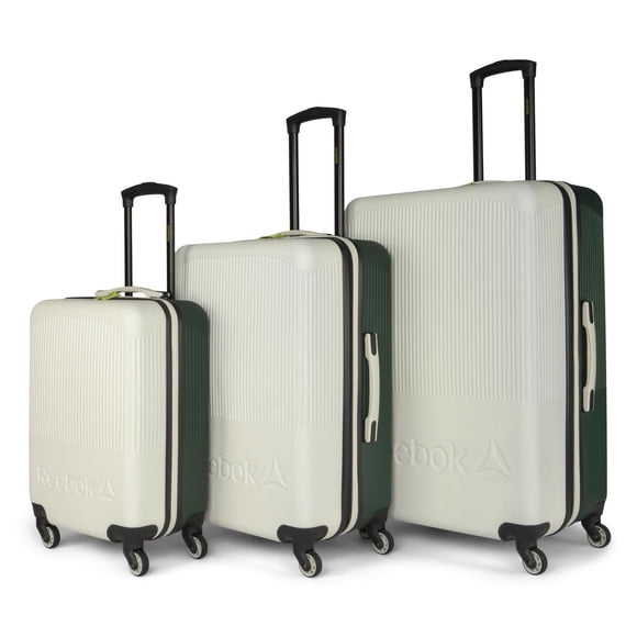 Reebok 3 piece set Hardside Luggage (Carry-on, 24", 28")