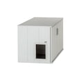 thumbnail image 3 of New Age Pet ProMax LitterLoo Enclosed Cat Litter Box Furniture with No-Track Mat, ECOFLEX, White, 3 of 11