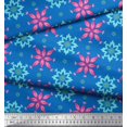 thumbnail image 3 of Soimoi polyester Crepe Fabric Artistic Floral Print Fabric by the Yard 52 Inch Wide, 3 of 3
