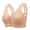 Beige, variant on Breathable Underwear for Women Large Size Thin Non Rim Wireless Bra Daily Wear Polyester Hand Wash 1Pc